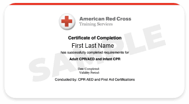 Red Cross CPR/AED Certification Classes Baltimore